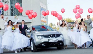 Автомобиль на свадьбу № В4573 - Транспортная компания Валери