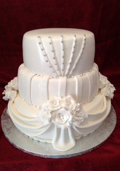 Свадебный торт А56748 - Авторские торты на заказ Алина Карапетян