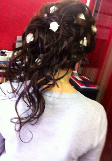 Прическа на свадьбу J16478 - Парикмахерская J Style