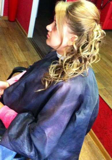 Прическа на свадьбу J16488 - Парикмахерская J Style