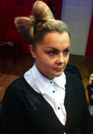 Прическа на свадьбу J16490 - Парикмахерская J Style