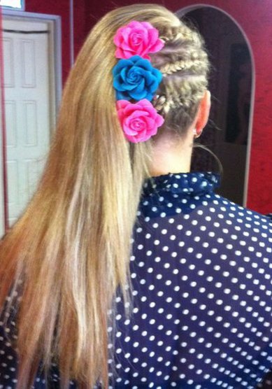 Свадебная прическа J16493 - Парикмахерская J Style