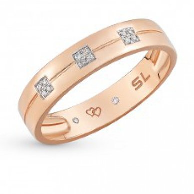 Обручальное кольцо S6439 - Ювелирный магазин SUNLIGHT
