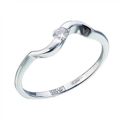 Помолвочное кольцо А6444 - Сеть ювелирных магазинов АДАМАС