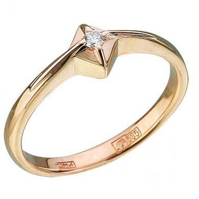 Помолвочное кольцо А6457 - Сеть ювелирных магазинов АДАМАС