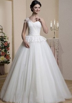 Свадебное платье В42818. С пышной юбкой, длинное без шлейфа.